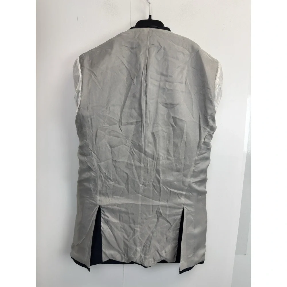 Michael Kors Mens 42L Navy Blue 2-Button‎ Blazer Sport Coat Preppy